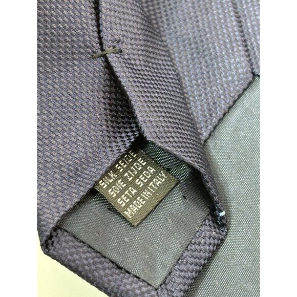 VTG ASSORTED LOT OF 3 -Blue Silk Ties Made in Italy - Jungle, Rams, Pattern - Picture 11 of 11